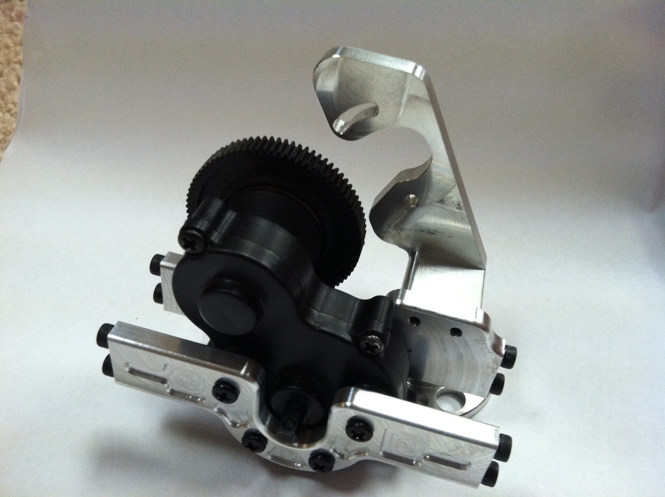 Hesse Machining Ground Pounder Transmission Brace With Motor Mou